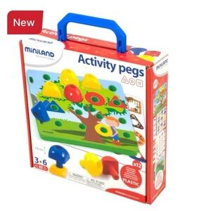 Activity Pegs Toy Set - Multicolor